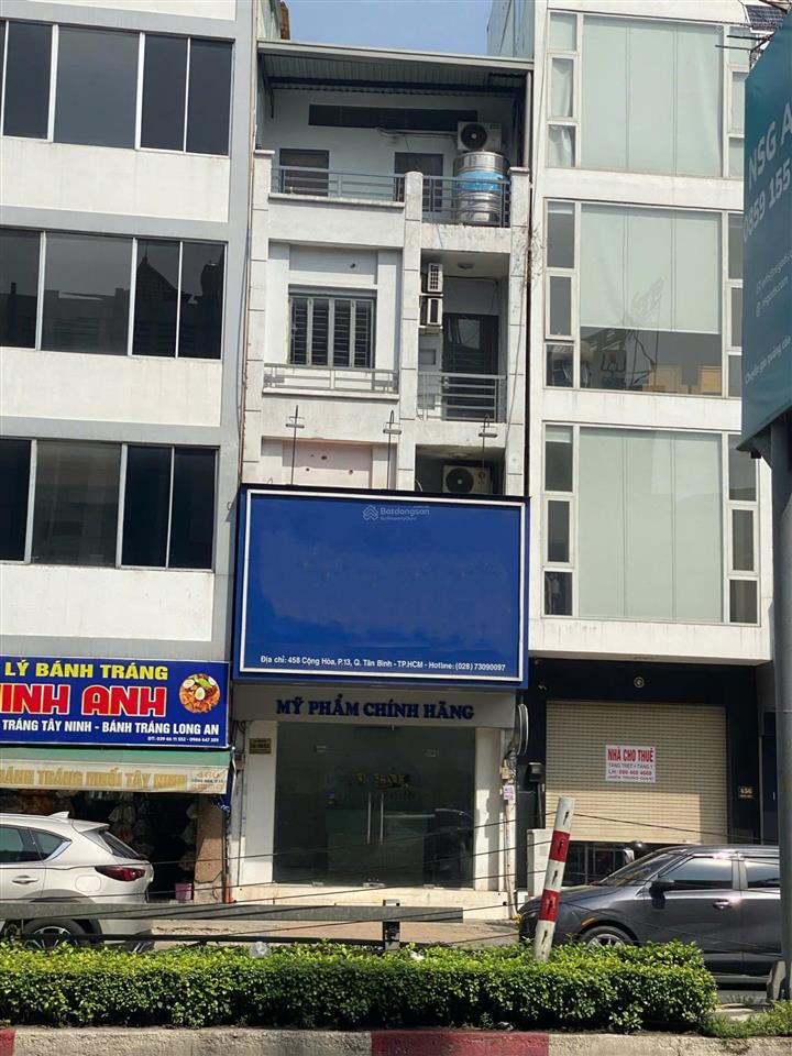 Cho thuê nhà mặt tiền tại 458 cộng hòa