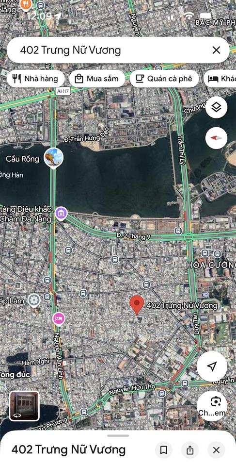 Nằm giữa 2 cây cầu rồng & cầu trần thị lý. có 1 căn nhà cần bán (có nguồn thuê 23 đến 25tr/1tháng)