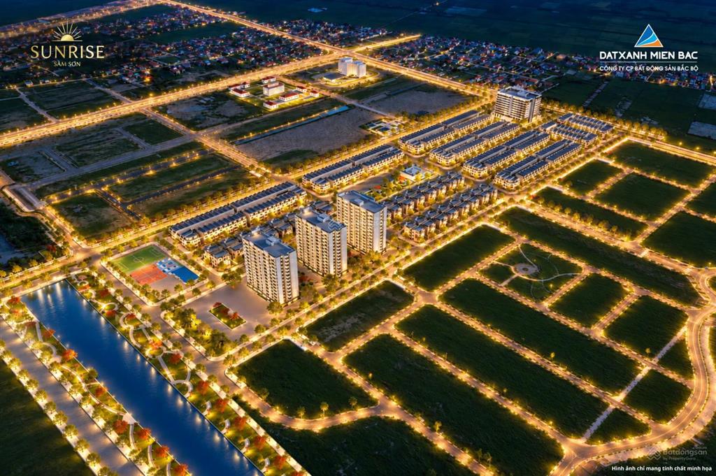 Bán liền kề, biệt thự sunrise sầm sơn khu đô thị 11,5 ha tại thanh hóa  0919 959 ***