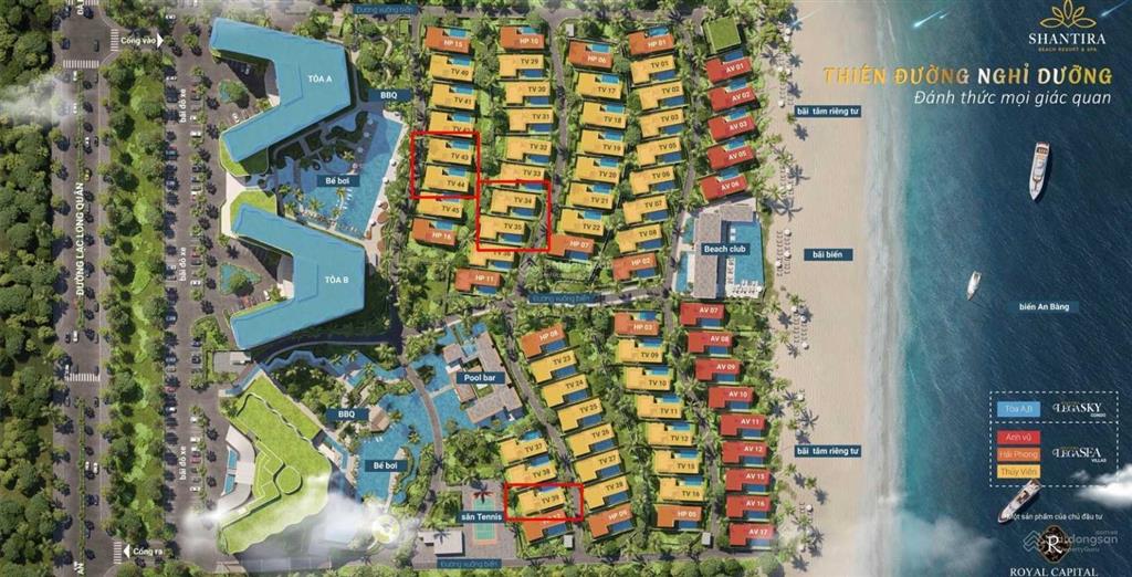 Cắt lỗ biệt thự đơn lập 400m2 khu nghỉ dưỡng shantira hội an còn 15,5 tỷ