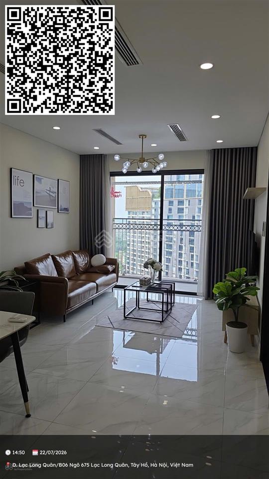 Cho thuê cc 2pn, 70m2 tại d. el dorado ii, võ chí công, giá tốt 16 triệu vnd/th