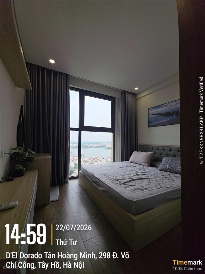 Cho thuê cc 2pn, 70m2 tại d. el dorado ii, võ chí công, giá tốt 16 triệu vnd/th