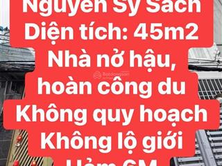 Siêu phẩm nhà đẹp hẻm xe hơi 6m gần sân bay, 45m2, nguyễn sỹ sách f15 tân bình 2 tầng 6.3 tỷ