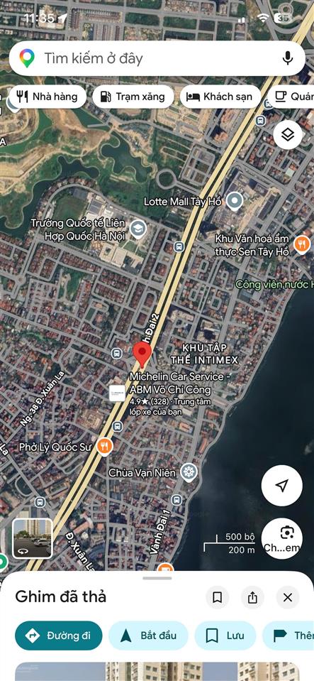 348m² mặt phố võ chí công  góc nguyễn hoàng tôn  vị trí vàng kinh doanh
