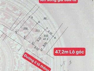 Cơ hội sở hữu lô góc 47,2 m2 đẹp nhất an khoái dân hoà giá hơn 3 tỷ