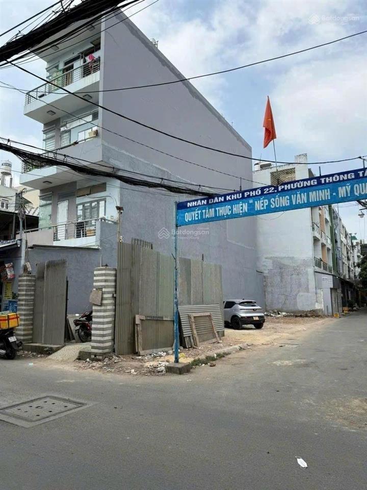 Lô đất góc 2 mặt hẻm xây 6 tầng phạm văn chiêu gò vấp