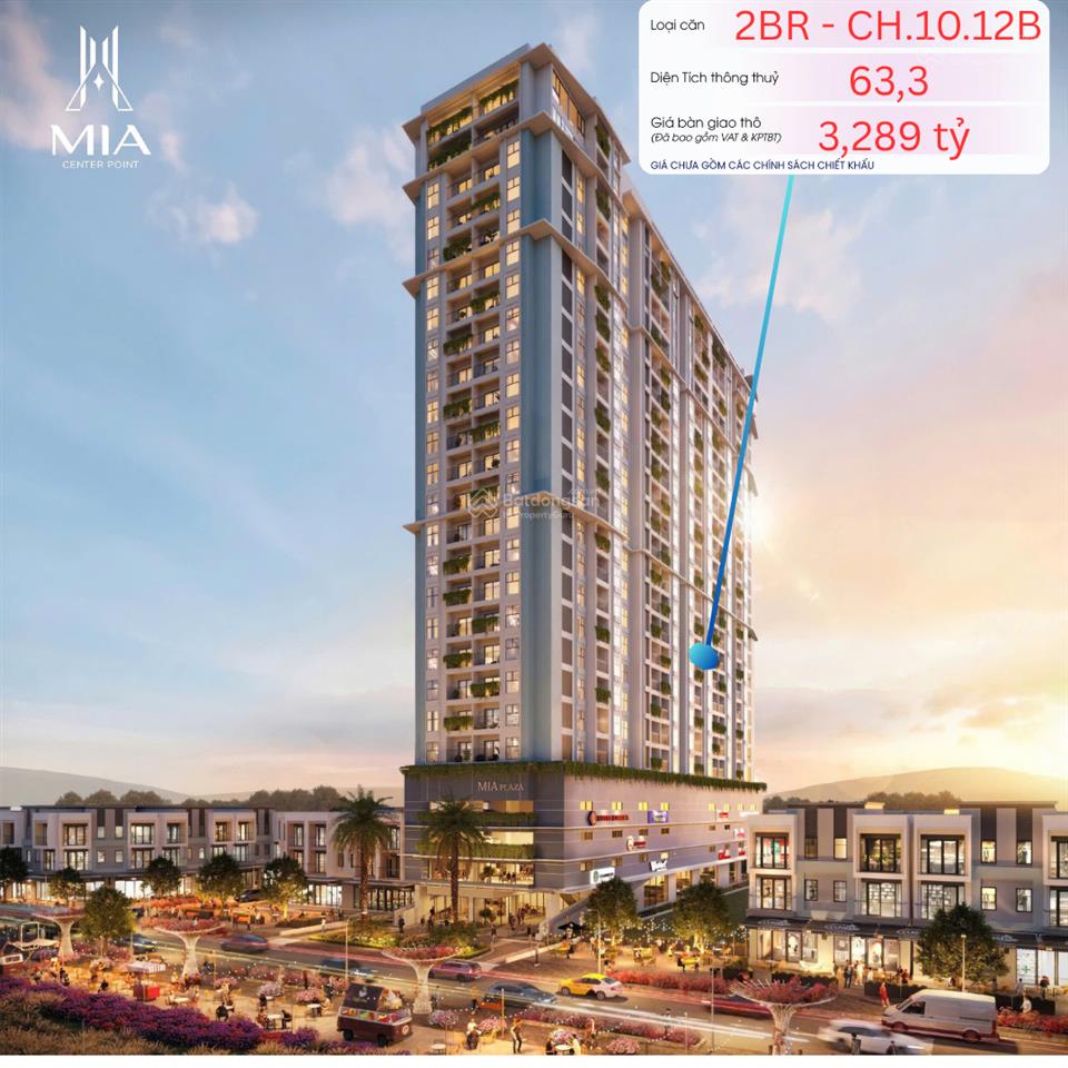 Độc quyền quỹ căn 2pn view biển cuối cùng dự án mia center point