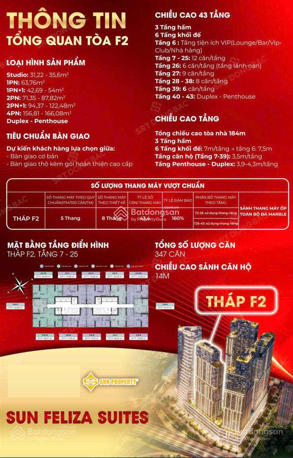 Bán gấp căn hộ chung cư 80.7 m2 tòa f2  sun feliza suites, cầu giấy  vị trí kim cương