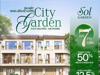 Sol garden  shophouse  cạnh kcn vsip tp. hải phòng  trung tâm hành chính mới tp. thủy nguyên
