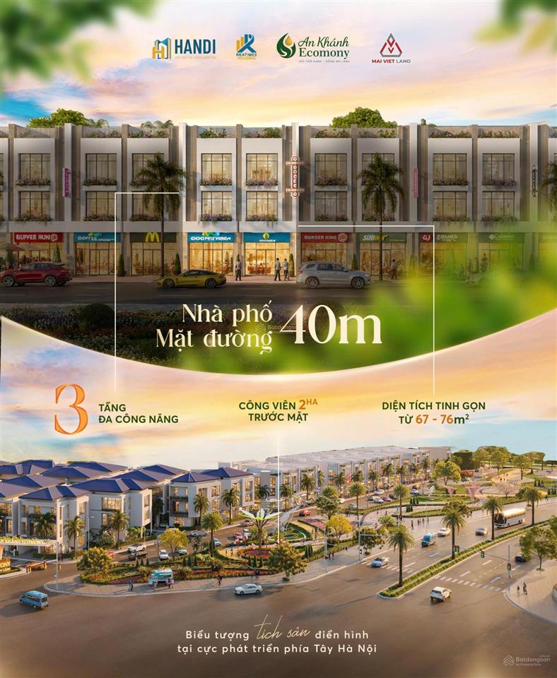 Shophouse an khánh ecomony  mặt tiền khủng 10m kinh doanh cực đỉnh  vị trí vàng  chỉ hơn 12 tỷ