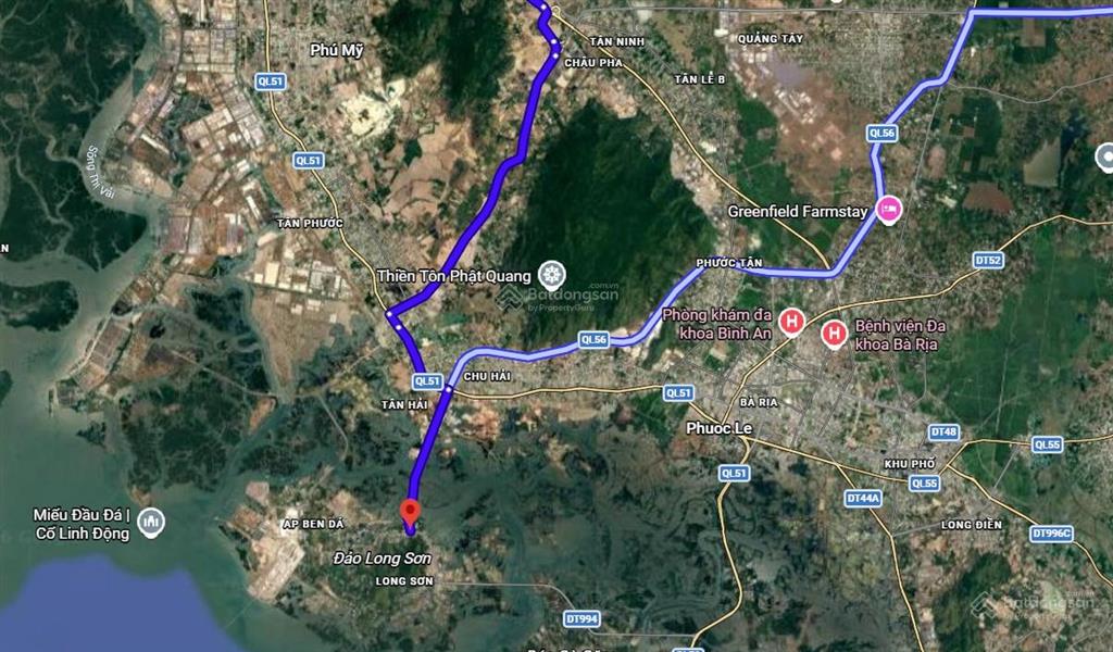Đất thổ cư mặt tiền hoàng sa, p. tân hải hơn 1.000m2, gần ngã ba long sơn, giá 25 tỷ