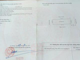 Đất tràng duệ, lê lợi  gần đường nhựa, sát 2 kcn, giá chỉ 1,25 tỷ  tiềm năng tăng giá