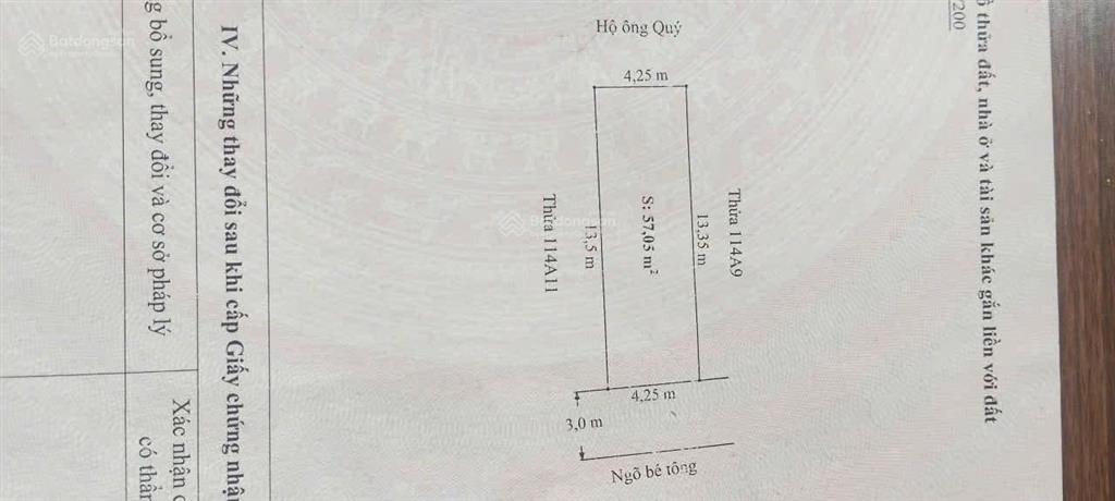 Đất tràng duệ, lê lợi  gần đường nhựa, sát 2 kcn, giá chỉ 1,25 tỷ  tiềm năng tăng giá