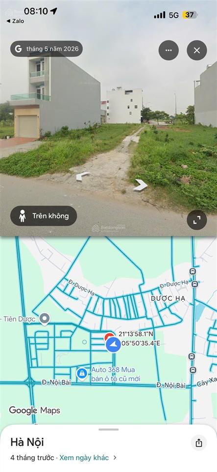 Chính chủ cần bán lô đất 80m² tại khu tái định cư tiên dược, sóc sơn  vị trí đẹp