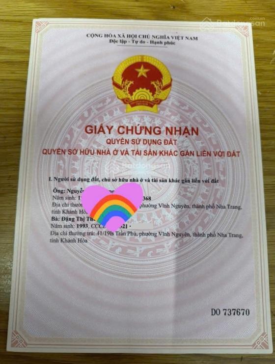 Chính chủ sang nhượng nhà 41a trần phú  nha trang  lô góc 2 mặt tiền  234,2m2 sàn, gần biển