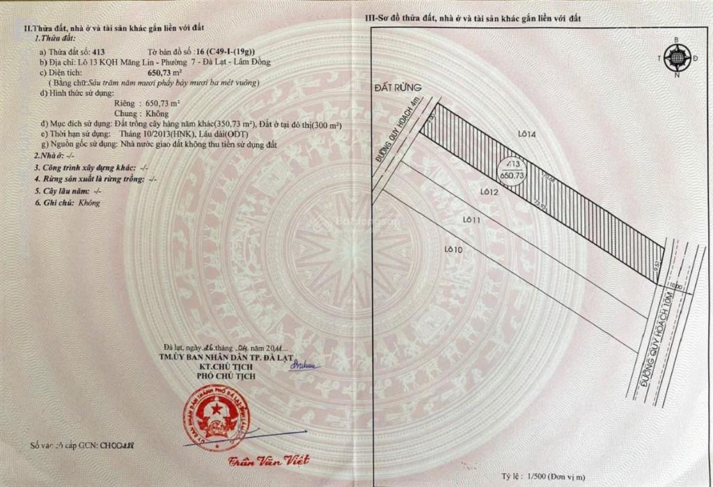 Chính chủ bán siêu phẩm đất nghỉ dưỡng manglin  langbiang, đà lạt  đối diện mây lang thang