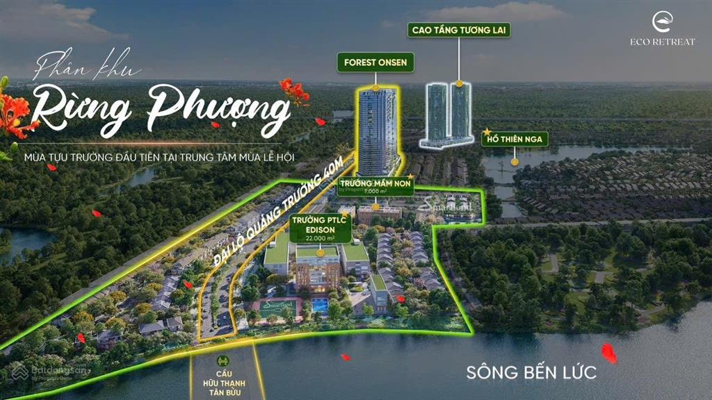 Nhà phố rừng phượng giá sau ck chỉ 4,9tỷ tại eco retreat long an