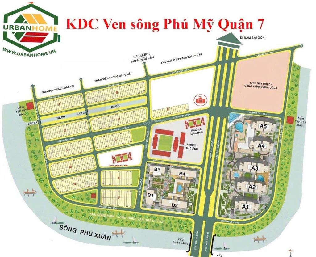 Bán nền đất 90m2 tdc phú mỹ q.7 12,5 tỷ