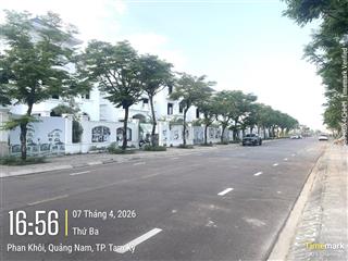 Bán đất 168m2 đường phan khôi khu biệt thự adb  bên cạnh khu đô thị kiểu mẫu tây bắc tam kỳ