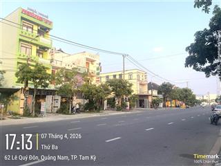 Bán đất 150m2 đường lê quý đôn khu biệt thự adb tam kỳ  bên cạnh khu đô thị kiểu mẫu tây bắc