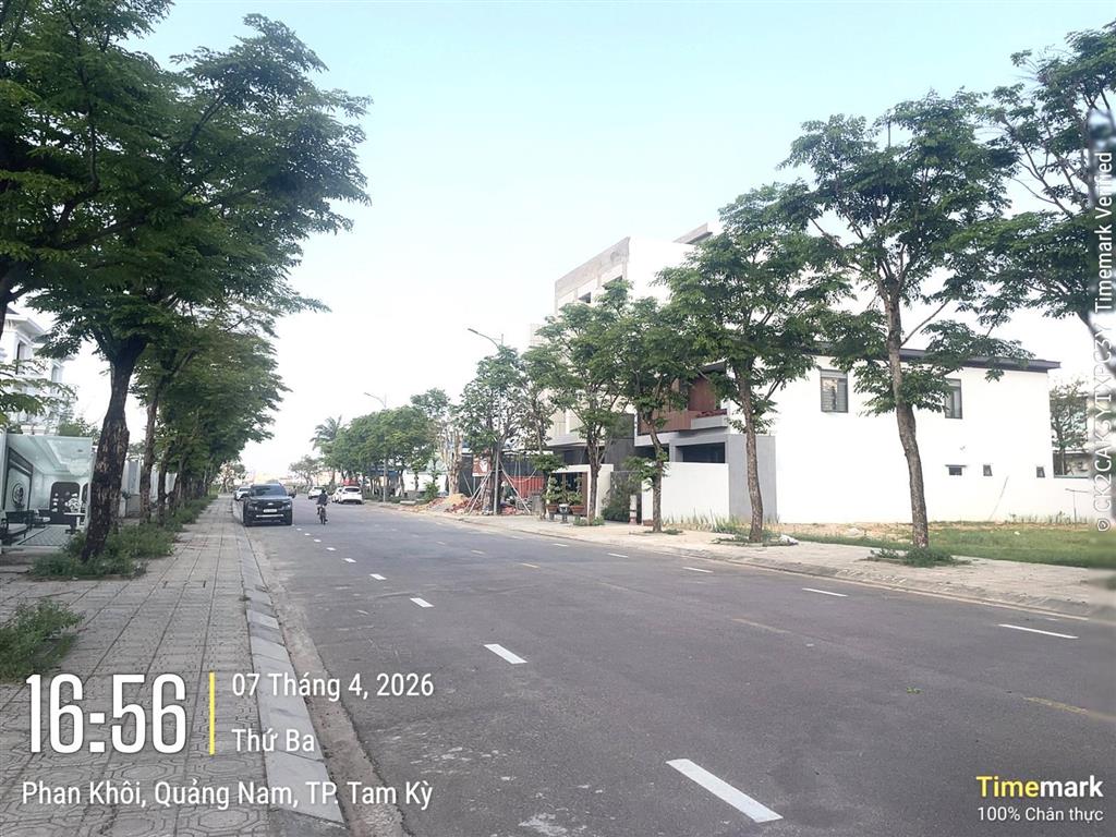 Cần bán gấp lô đất biệt thự 160m² khu biệt thự adb đáng sống bậc nhất tp. tam kỳ quảng nam cũ
