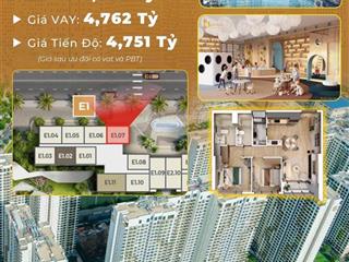 2pn masteri centre point mua trực tiếp cđt giá chỉ 4,427 tỷ