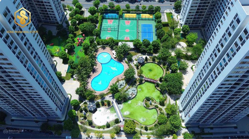 Chỉ 3,845 tỷ (đã vat & kpbt) 2pn+ 69m2 origami vinhomes grand park căn góc view hồ bơi nội khu