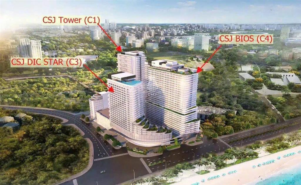 Nhận booking dự án csj 2 tower góc 2 mặt tiền đường thùy vân, view trực diện tháp tam thắng