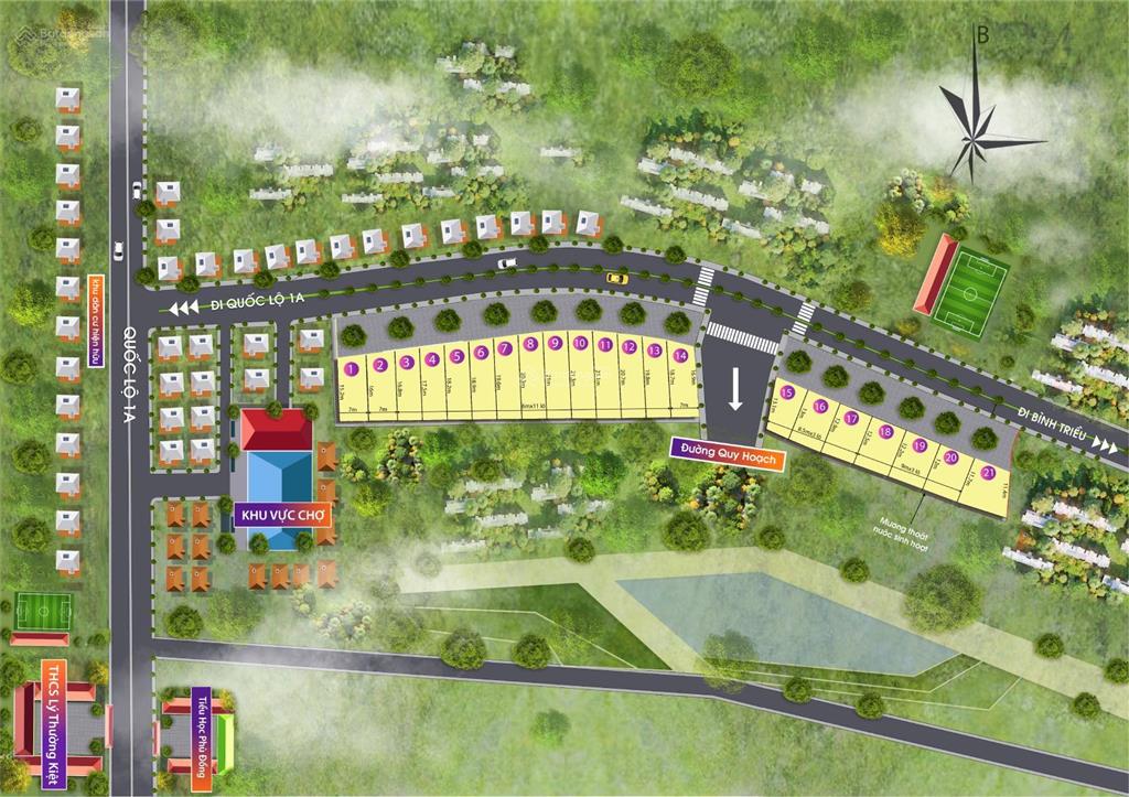 Bán 2 lô đất đường 30m thông xuống biển, ngay chợ ngọc phô, thăng bình, giá 1,65 tỷ
