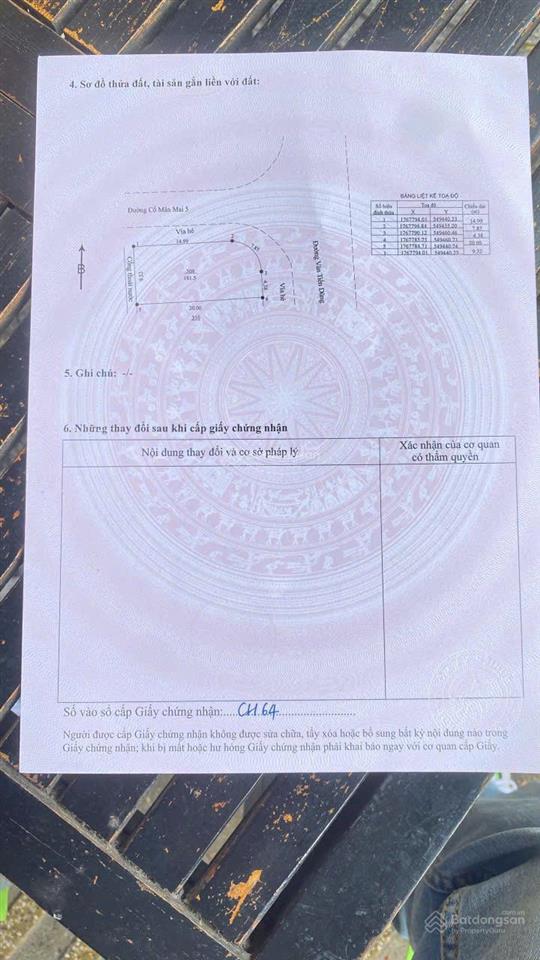 Bán đất 2 mặt tiền văn tiến dũng và cổ mân mai 5, giá 15 tỷ, 181.5 m2, view đẹp