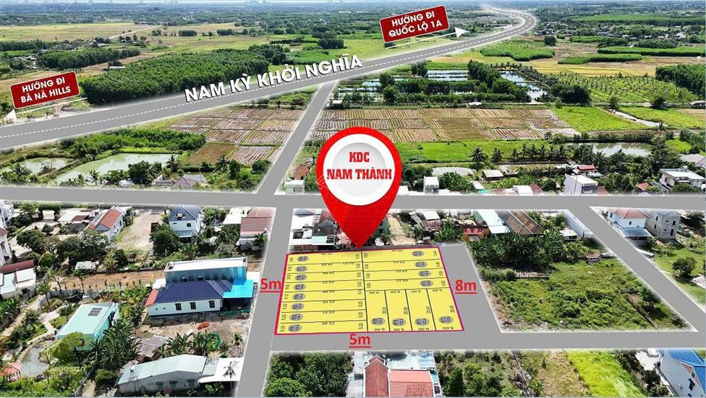 Bán đất 3 lô liền kề hòa phong, đà nẵng, 1,7 tỷ/ lô 120m2 giá siêu hời