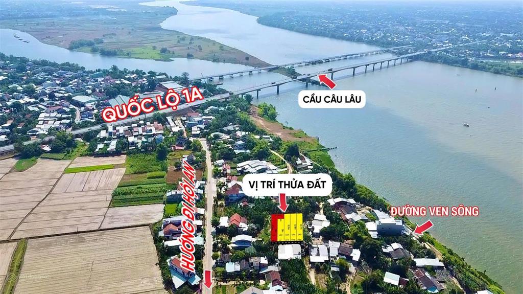 Bán lô đất đường hoàng sa, duy phước, giá tốt 990 triệu, 187m2, view đẹp, đường thông ra sông