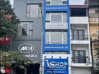 Cho thuê nhà mặt phố 36m2 x 5 tầng tại 59 hoàng quốc việt, cầu giấy, hà nội