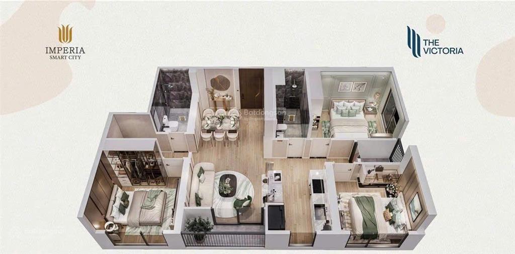 Có lẽ đây dòng 3pn+ 88m2 to nhất và rẻ nhất phân khu vic, chỉ với 76tr/m2. ace hãy ib em nhanh ạ