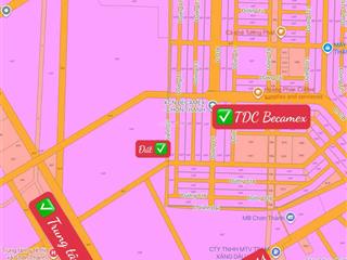 Lô đất đường vành đai kcn becamex cơ hội x2 dòng tiền giá ngộp bank chỉ 695tr diện tích 300m2