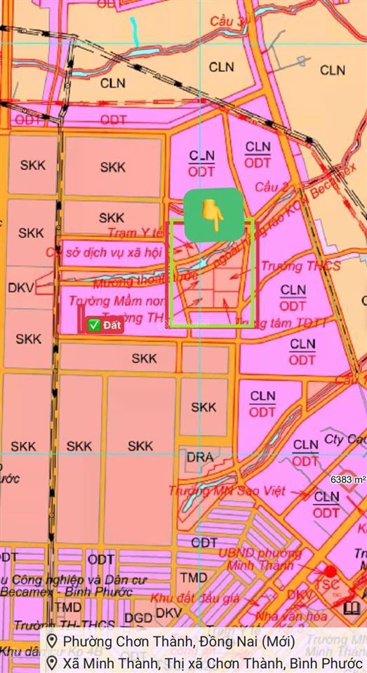 Đất mặt tiền vành đai kcn becamex đường 29 đang lên nhựa, giá ngộp rẻ hơn thị trường hơn 100tr