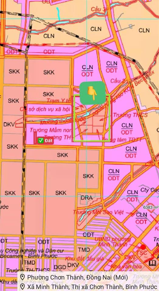 Đất mặt tiền vành đai kcn becamex, giá ngộp rẻ hơn thị trường 150 triệu