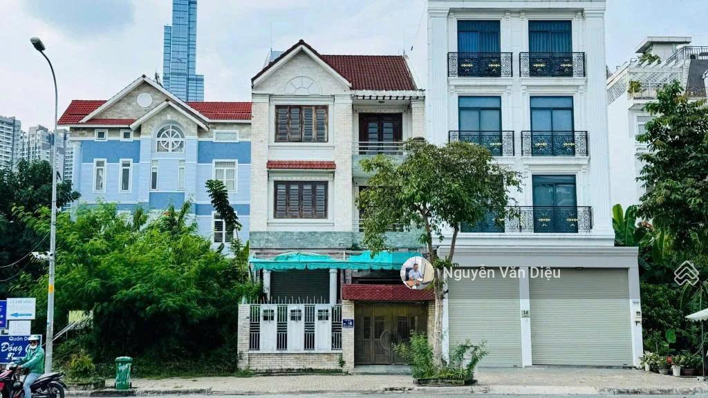 Hạ giá! bán nhà mặt tiền đường trần não  đường số 34  an khánh dt 8x21m  hầm 6 tầng  giá 58 tỷ