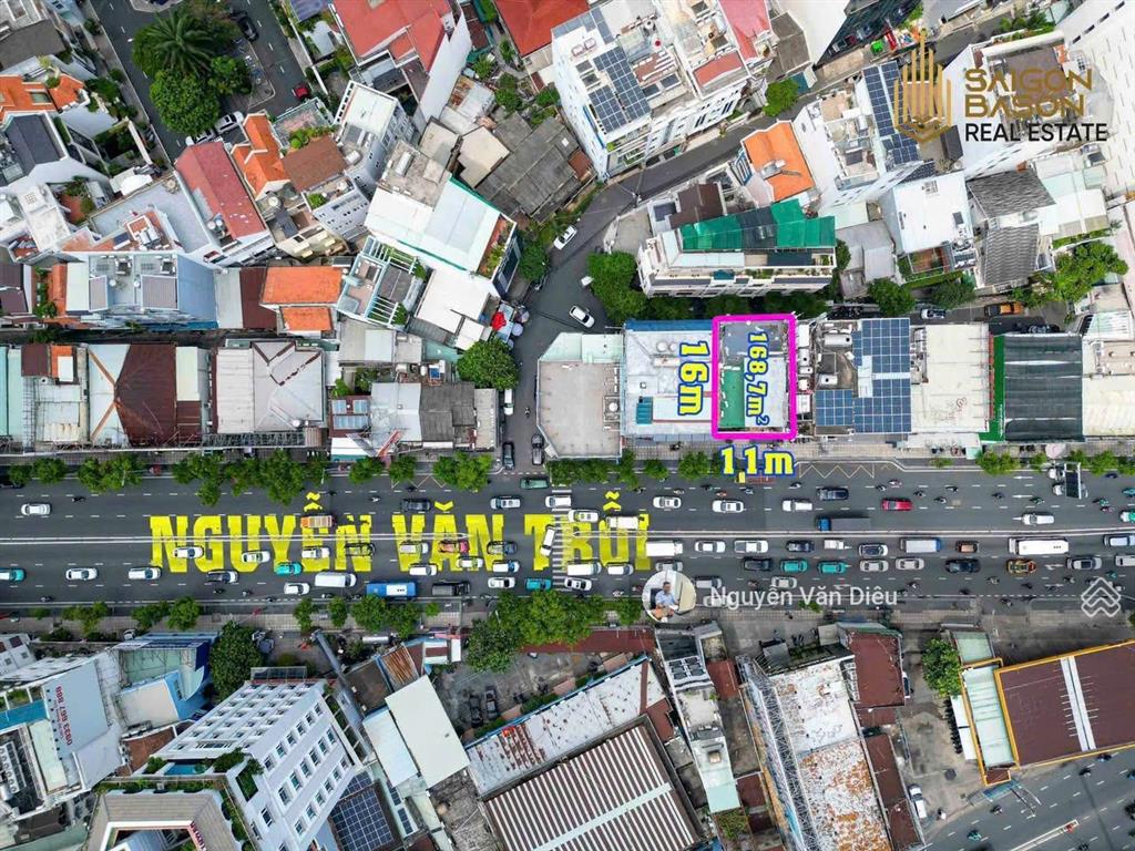 Siêu vị trí ! bán tòa nhà mặt tiền đường nguyễn văn trỗi tân bình dt 7x22m hầm 8 tầng giá 39 tỷ