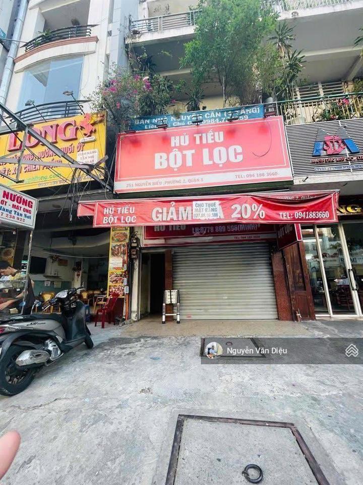 Siêu vị trí! bán nhà mặt tiền đường nguyễn trãi  nguyễn biểuquận 5dt 296m25 tầng  giá 30 tỷ