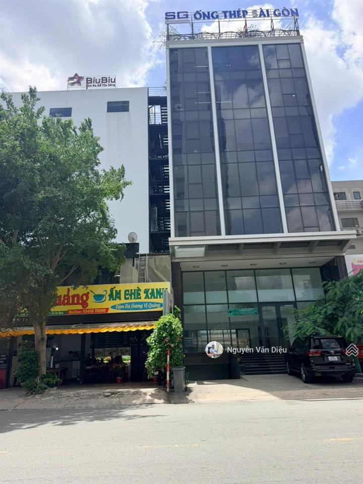 Siêu vị trí tòa nhà góc 2 mặt tiền đường nguyễn trãi dt 6x28mhầm 8 tầnghđt 450tr/th giá 95 tỷ