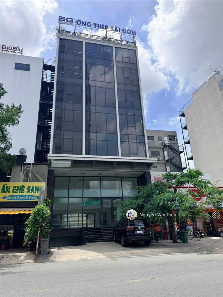 Siêu vị trí tòa nhà góc 2 mặt tiền đường nguyễn trãi dt 6x28mhầm 8 tầnghđt 450tr/th giá 95 tỷ