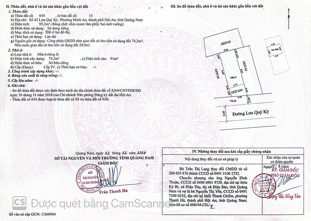 Tôi chính chủ cần bán nhà mặt tiền phố cổ hội an