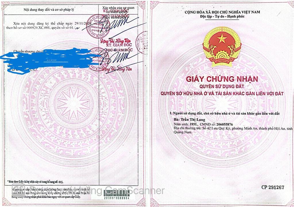 Tôi chính chủ cần bán nhà mặt tiền phố cổ hội an
