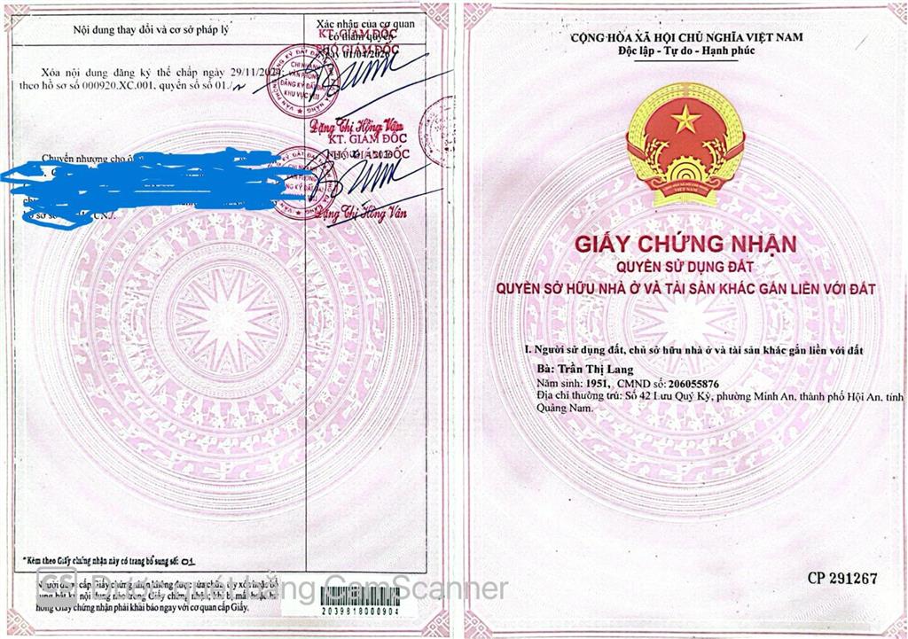 Tôi chính chủ cần bán nhà mặt tiền phố cổ hội an
