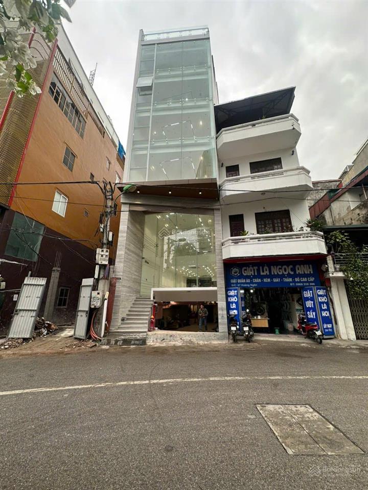 Bán tòa nhà 10 tầng mặt phố hoàng ngân, 120m2  đã nghiệm thu pccc, thông sàn