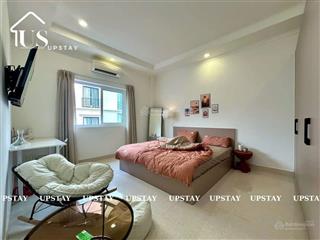 Căn hộ 1 phòng ngủ style decor chung cư ngay ngã tư hàng xanh, vòng xoay điện biên phủ