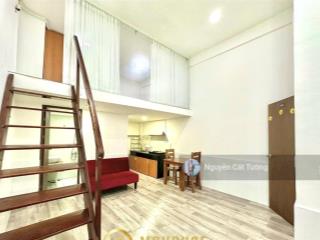 Duplex 70m2, ở được 5 người + 5 xe, ngay giáp quận 1, gác cao 2m, gần các trường đại học