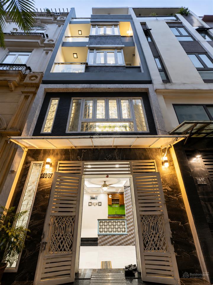 Bán nhà chu văn an, hxh, 5 tầng, hoàn công đủ 160m2, ngang 4,8m, khu phân lô, dân trí cao.