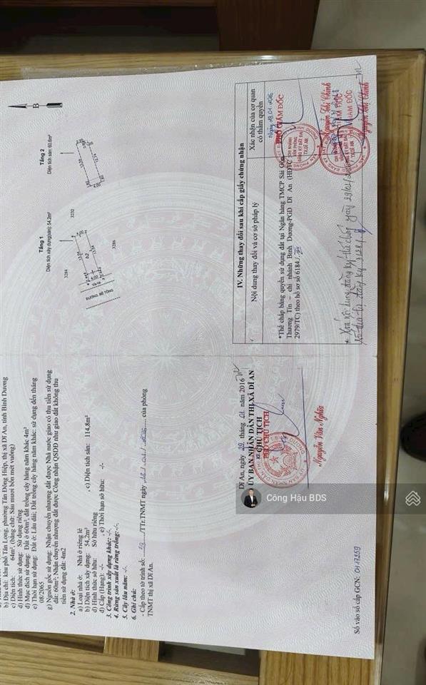 Nhà 2 tầng sổ hoàn công. dt 64m2 (4x 16m) odt 100%. gồm 3pn. đường 7m. gần vincom. giá 4.38 tỷ